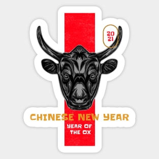 2021 Year Of The Ox Sticker